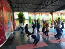 Yoga Day 1 Celebrated at K.V. Aurangabad Cantt. on 15/06/2023